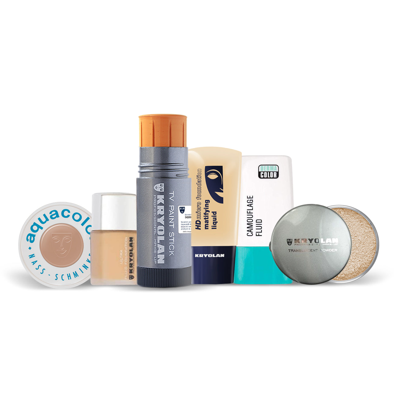 Professional HD Makeup Foundation & Setting Powder Collection